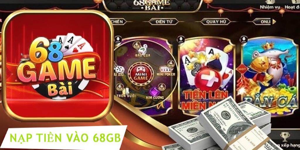 Hướng dẫn nạp tiền 68 game bài
